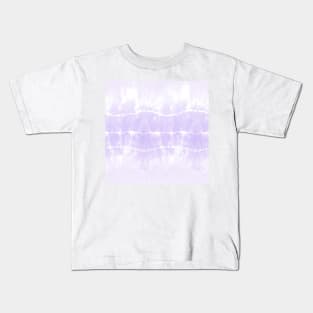 Tie-Dye Purple Stripes Kids T-Shirt